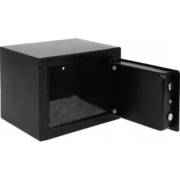 ExtraLink EXTRALINK HOME SEJF DOMOWY BIUROWY SKRYTKA NA KLUCZ MOCNY SOLIDNY KASA PANCERNA S-404-CZARNY
