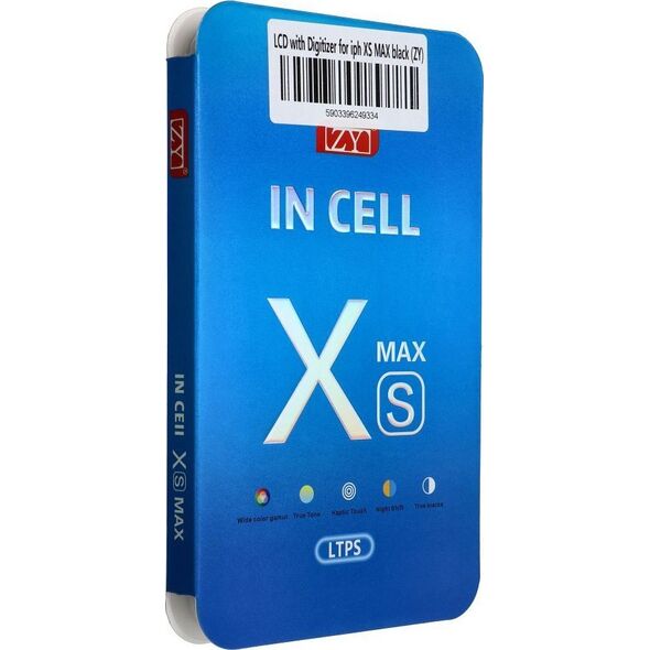 OEM Wyświetlacz do iPhone Xs Max z ekranem dotykowym czarnym (ZY-LTPS)