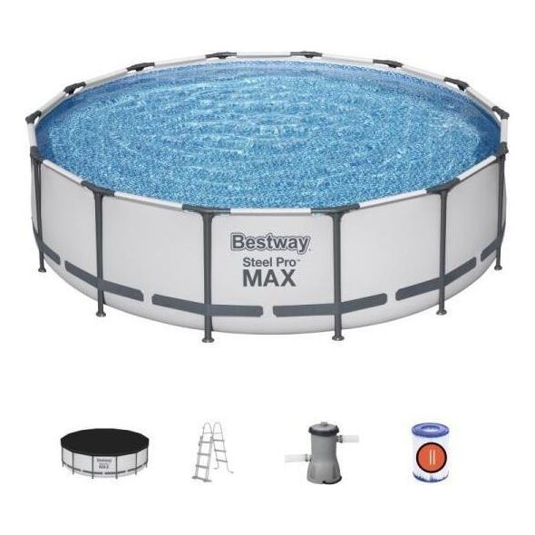 Bestway Basen stalażowy Pro Steel MAX 427x107cm 56950 BESTWAY