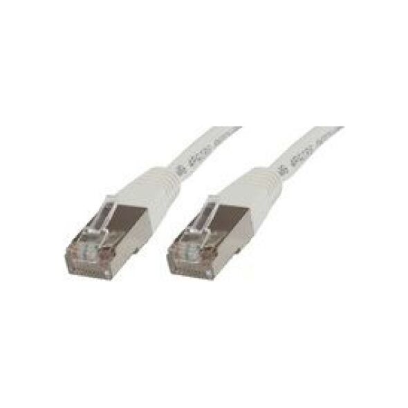 MicroConnect RJ-45/RJ-45 kat.5e F/UTP Biały 0.5m (B-FTP5005W)