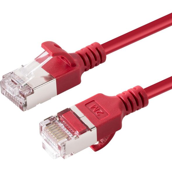 MicroConnect CAT6A U-FTP Slim, LSZH, 2m