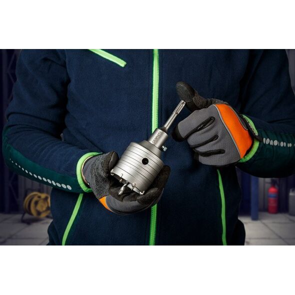 Graphite OTWORNICA WIDIOWA 65MM Z ADAPTEREM SDS+ ORAZ WIERTŁEM PILOTUJĄCYM GRAPHITE