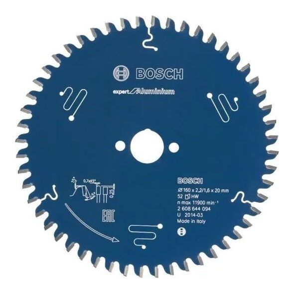 Bosch Bosch Circular Saw Blade EX AL H 165x20-52 - 2608644095