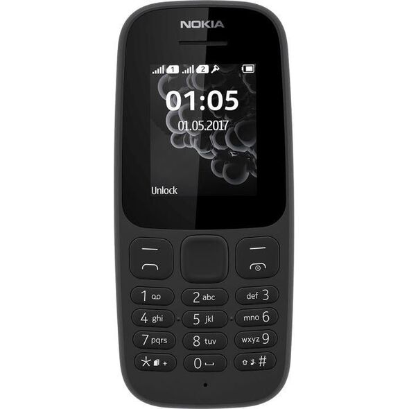Telefon komórkowy Nokia 105 (2019) Dual SIM Czarny