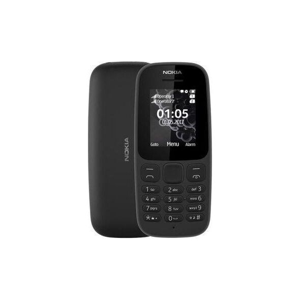 Telefon komórkowy Nokia 105 (2019) Dual SIM Czarny