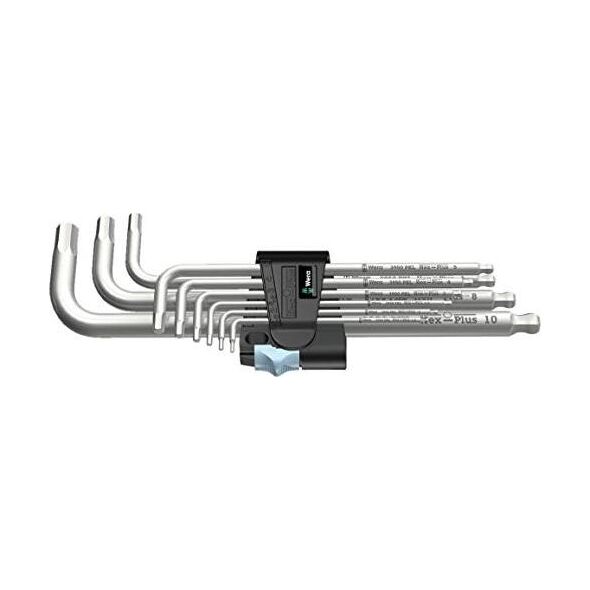 Wera Wera 3950/9 Hex-Plus Stainless 1 - L-key set, metric, stainless steel