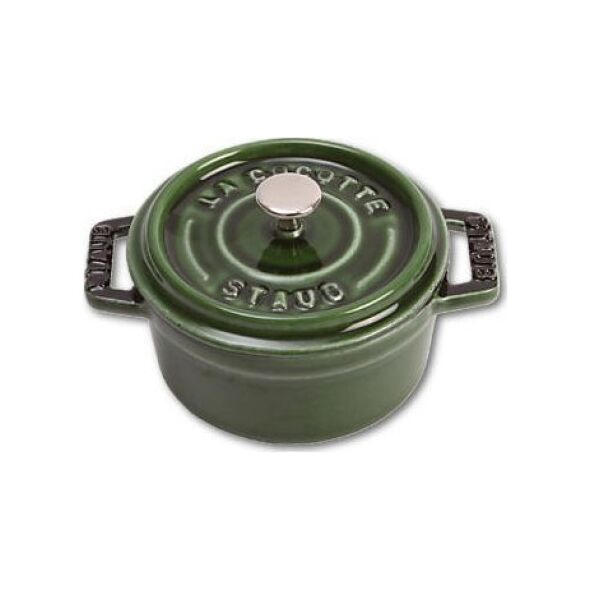 STAUB Staub Mini Cocotte 10cm round basil green, cast iron