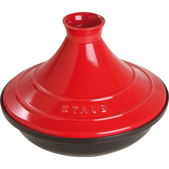 STAUB Staub Tajine 28cm round, cherry cast iron, Tagine specialities