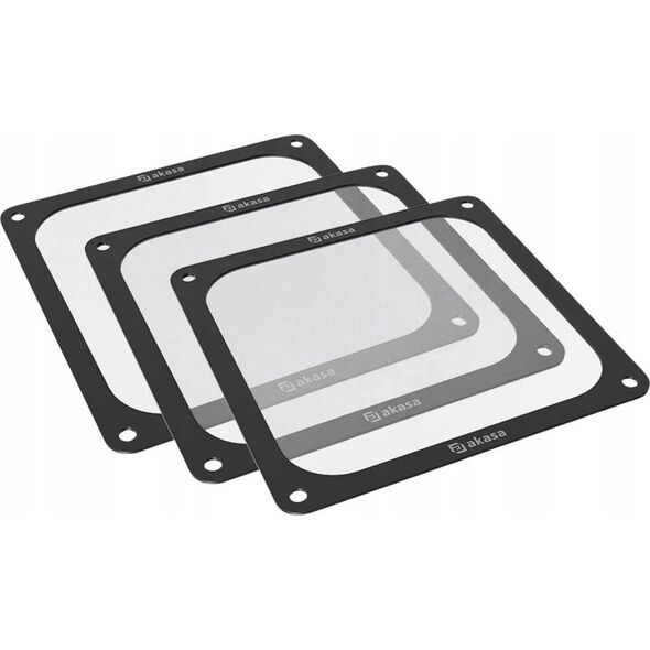 Akasa Akasa 140-mm-Staubfilter, magnetisch - 3er-Pack