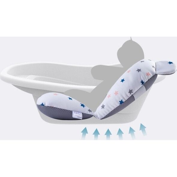Primabobo PRIMABOBO bath cushion, grey, BL_pp_GREY