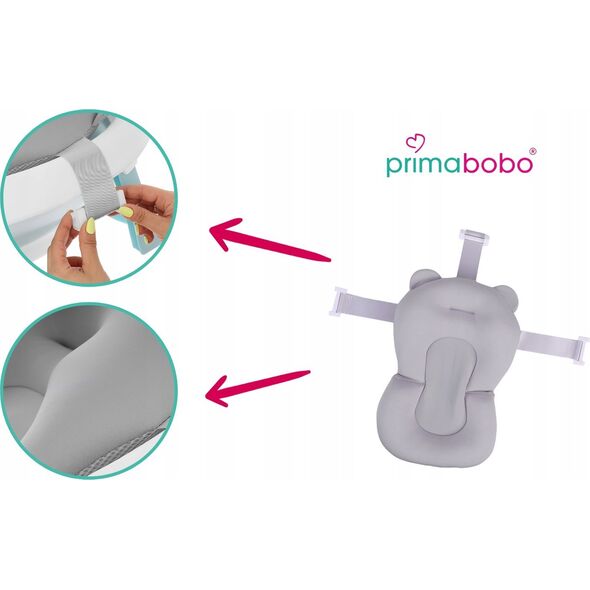 Primabobo PRIMABOBO bath cushion, grey, BL_pp_GREY