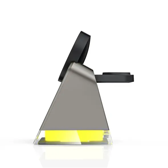 Tech-Protect QI15W-A43 3in1 Magnetic MagSafe Wireless Charger Black