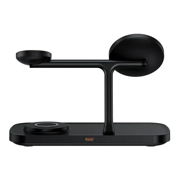 Tech-Protect QI15W-A45 3in1 Magnetic MagSafe Wireless Charger Black