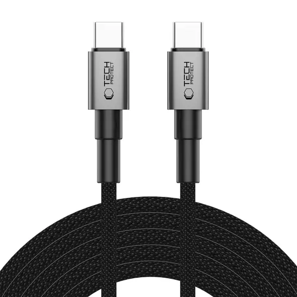 Tech-Protect Ultraboost DNA USB-C / USB-C Cable PD100W/5A 300cm Iron Grey