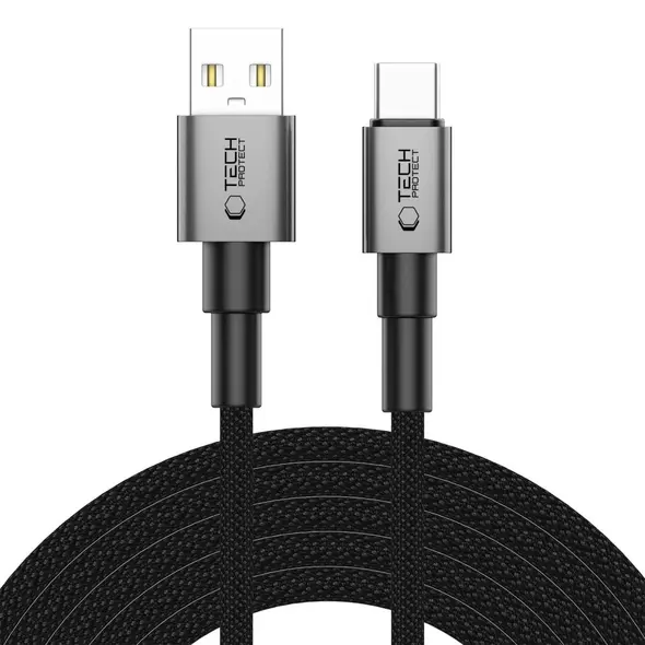 Tech-Protect Ultraboost DNA USB-A / USB-C Cable 15W/3A 300cm Iron Grey