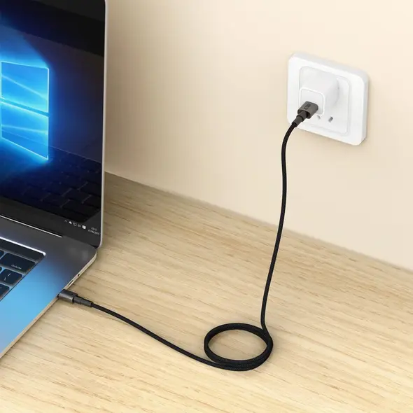 Tech-Protect Ultraboost DNA USB-A / USB-C Cable 15W/3A 100cm Iron Grey