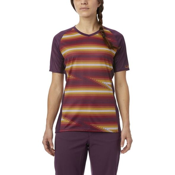 Giro Koszulka rowerowa damska Roust Jersey dusty purple heatwaves r. S