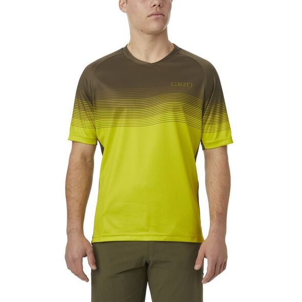 Giro Koszulka rowerowa męska Roust Jersey citron green heatwave r. M