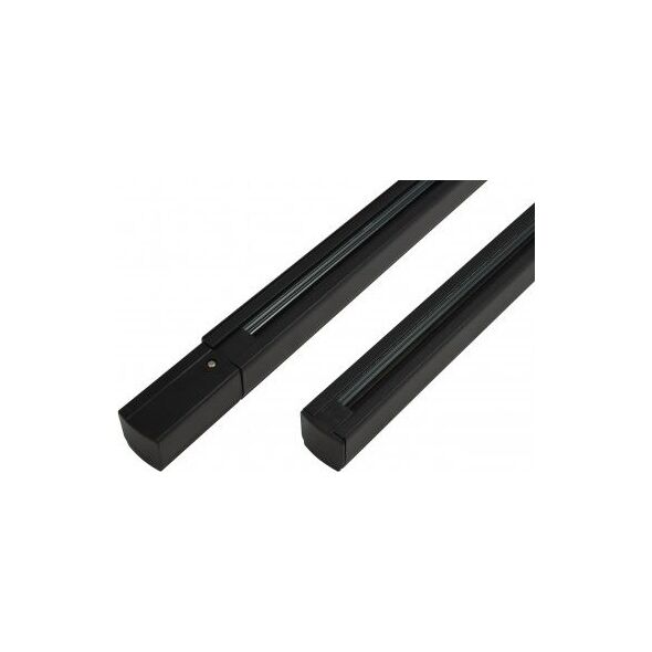 Azzardo Czarny szynoprzewód AZzardo szyna 3-fazowa TRACK SET 2M + END POWER+ END CAP BK AZ2992