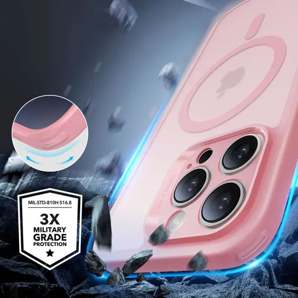 ESR Classic Pro Set Halolock MagSafe Apple iPhone 16 Pro Max Frosted Pink