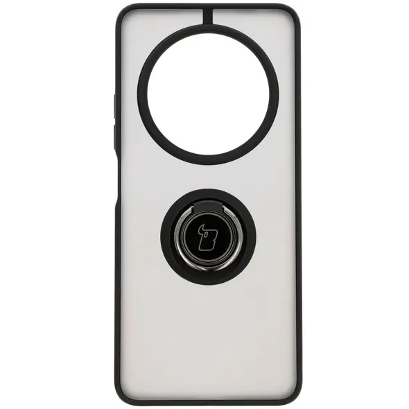 Bizon Case Hybrid Ring Xiaomi Redmi 14C 4G / POCO C75 smoky with a black frame