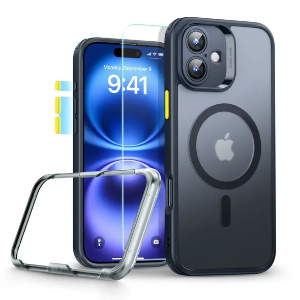 ESR Classic Pro Set Halolock MagSafe Apple iPhone 16 Frosted Black