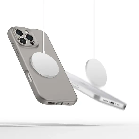 Tech-Protect Liquid Silicone MagSafe Apple iPhone 16 Pro Max Stone Grey