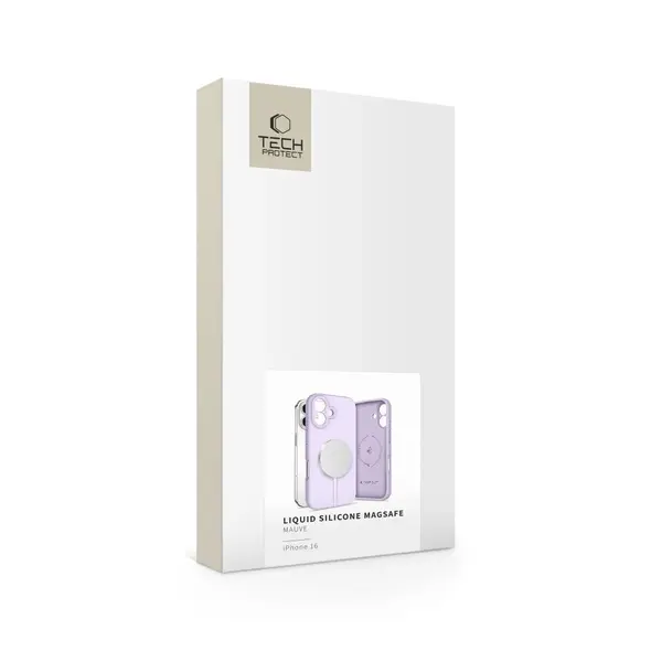 Tech-Protect Liquid Silicone MagSafe Apple iPhone 16 Mauve