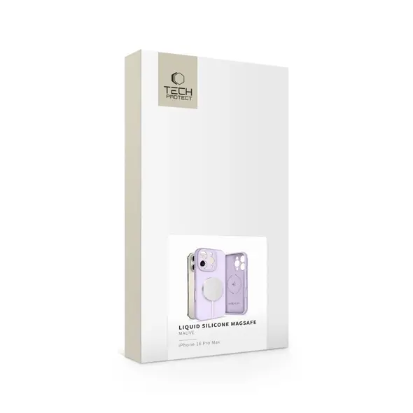 Tech-Protect Liquid Silicone MagSafe Apple iPhone 16 Pro Max Mauve