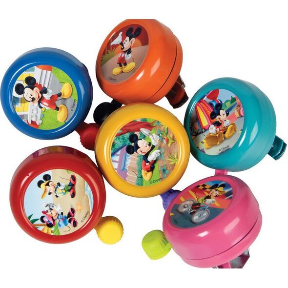 Widek Dzwonek Rowerowy MICKEY MOUSE Mix Kolorów Pudełko 12 szt (WDK-1214)