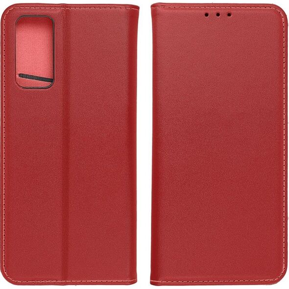 OEM Kabura skórzana SMART PRO do SAMSUNG S23 bordowy