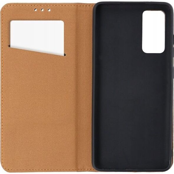 OEM Kabura SMART PRO Book skórzana do SAMSUNG A15 4G / A15 5G bordowy