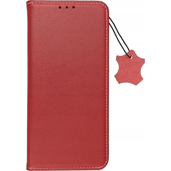 OEM Kabura SMART PRO Book skórzana do XIAOMI Redmi 13C / POCO C65 bordowy