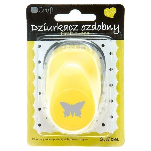 Artequipment DP CRAFT DZIURKACZ OZDOBNY 2,5CM MOTYL uniw