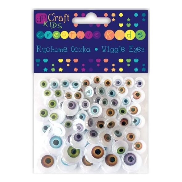 DP Craft Ruchome oczy naturalne mix