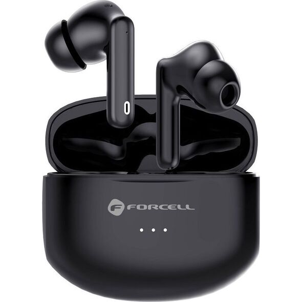 Słuchawki ForCell FORCELL F-AUDIO słuchawki bezprzewodowe / bluetooth stereo TWS CLEAR Sound czarne