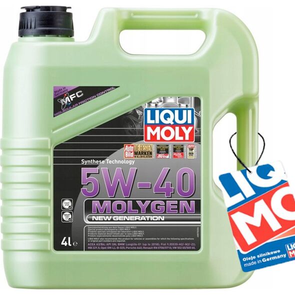 LIQUI MOLY Sintetinė variklinė alyva LIQUI-MOLY Molygen New Generation 5W-40, 4L