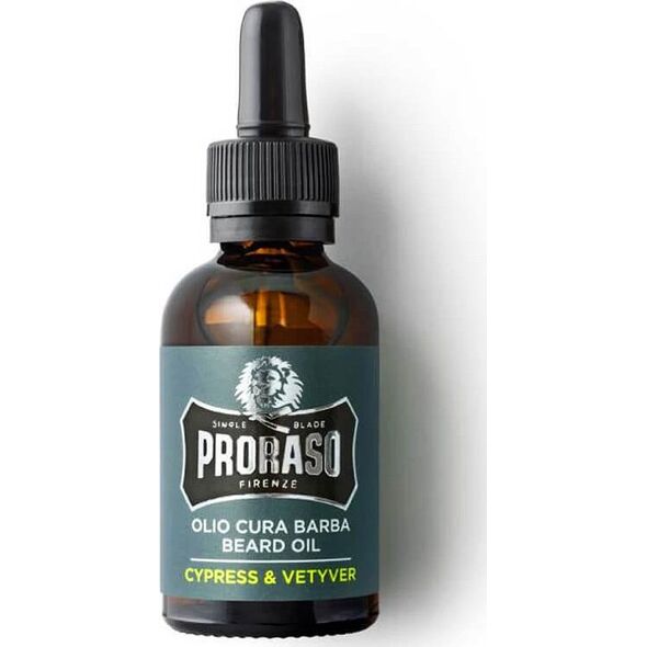 Macadamia Olejek Proraso Cypress & Vetyver do pielęgnacji brody 30 ml