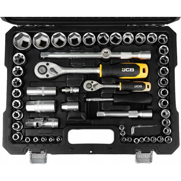 Zestaw narzędzi JCB JCB ZESTAW KLUCZY 108el. 1/2" 1/4"
