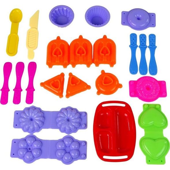 LeanToys Zestaw do Ciastoliny Słodkości Ciastka Lody Na Patyku