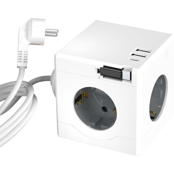 Kabel zasilający MicroConnect Power Cube, 3 Schuko outlets,