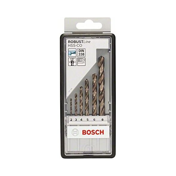 Wiertło Bosch do metalu HSS walcowe 2,8 mmmm zestaw (2607019924)