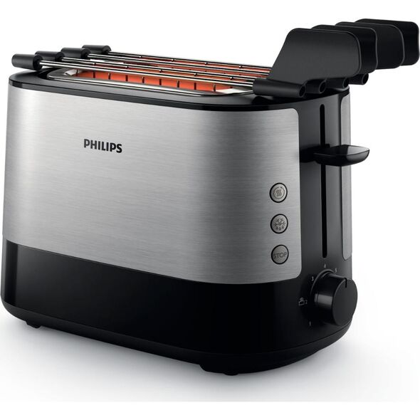 Philips Φρυγανιέρα 2 Θέσεων 730W Inox (HD2639/90) (PHIHD2639-90) έως 12 άτοκες Δόσεις