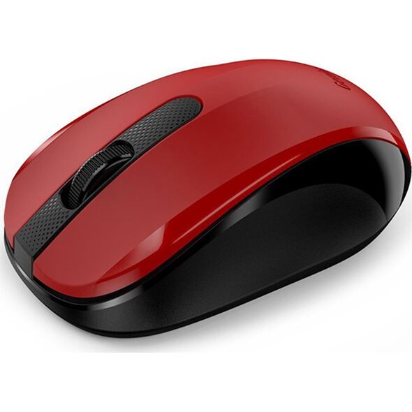 Mysz Genius Genius Mysz NX-8008S, 1200DPI, 2.4 [GHz], optyczna, 3kl., bezprzewodowa USB, czerwona, 1 szt AA