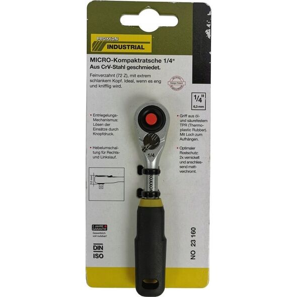 Proxxon MICRO-RATCHET 1/4 ιντσών 13815903 4006270000000