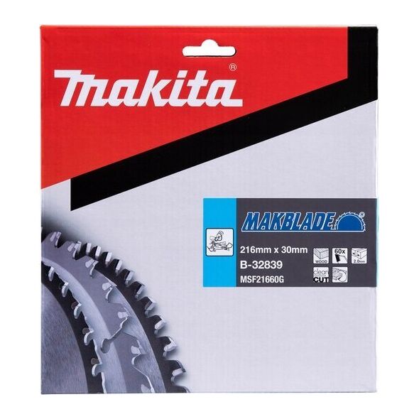 Makita MAKITA PIŁA TARCZOWA  216x30x60z MAKBLADE DREWNO