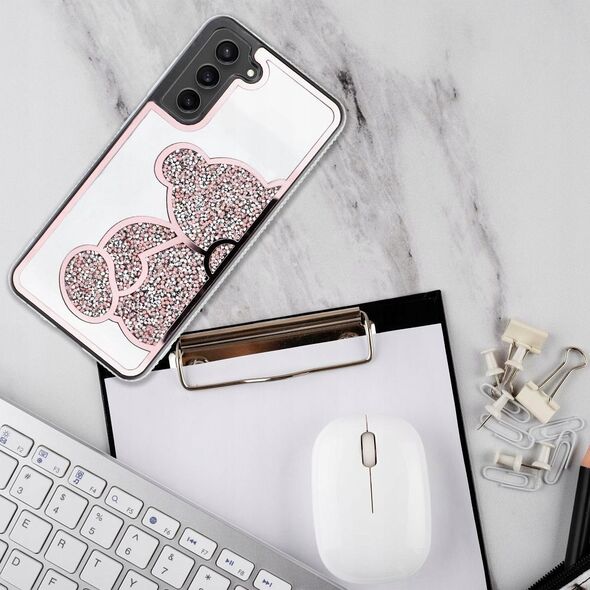 OEM Futerał TEDDY BEAR do SAMSUNG A53 różowy