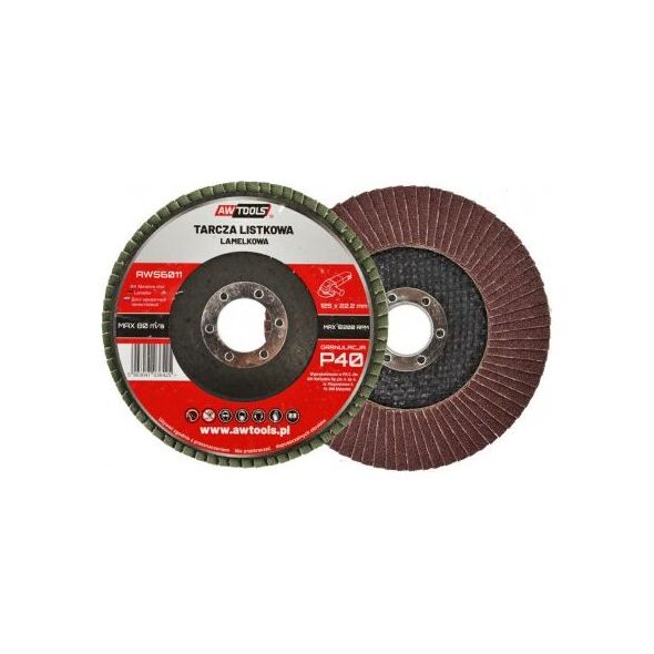 AWTools ściernica listkowa 125mm P60 (AW56012)