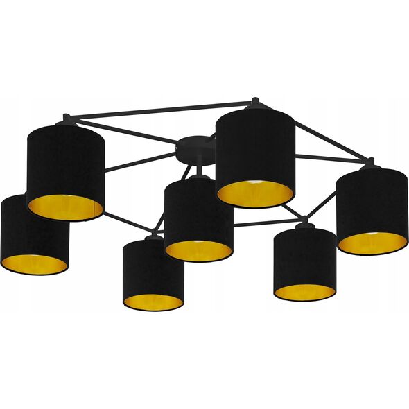 Lampa sufitowa EGLO Plafon STAITI czarny (97895 - EGLO)