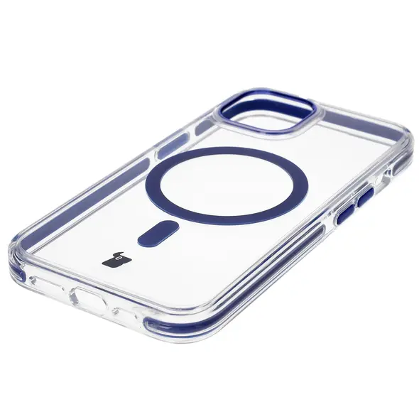 Bizon Case Marco Apple iPhone 14 / Apple iPhone 13 clear with blue frame